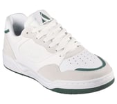 Skechers Men Shoes - Koopa Court - Volley Low Varsity in White/Green, 5.5 to 14