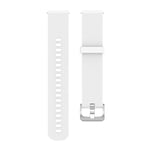 New Watch Straps 18mm Texture Silicone Wrist Strap Watch Band for Fossil Female Sport/Charter HR/Gen 4 Q Venture HR (Black) (Color : White)