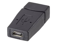 Renkforce Usb 2.0 Adapter [1X Usb 2.0 Buchse A - 1X Usb 2.0 Buchse Micro-B] Schwarz Renkforce (29039C127a)