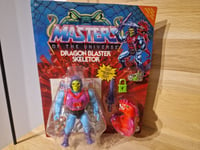 MOTU Maitres de l'Univers Origins Dragon Blaster Skeletor  CARTE EURO Umpunched