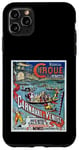 Coque pour iPhone 11 Pro Max Affiche vintage Carnaval Paris Maillot Bordeaux