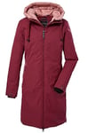 G.I.G.A. DX Femme Parka fonctionnelle avec capuche amovible/parka imperméable GW 2 WMN PRK, raspberry, 36, 39828-000