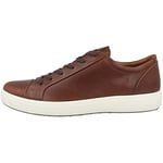 ECCO Soft 7 M, Basket Homme, Cognac, 45 EU