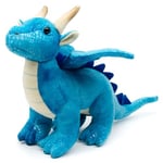 Uni-Toys - Dragon Bleu – 26 cm (Longueur) – Peluche – Doudou