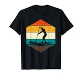 Paddleboard Stand Up Paddling Paddleboarding Retro SUP T-Shirt