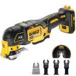 Dewalt DCS356N 18V Oscillating Brushless Multitool Body with 5 Piece Blade Set