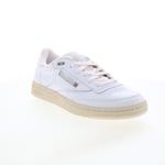 Reebok Club C 85 Vintage Mens White Leather Lifestyle Sneakers Shoes