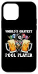 Coque pour iPhone 12 mini World's Okayest Pool Player I Pool Billiards Player