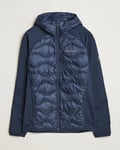 Peak Performance Helium Down Hooded Hybrid Jacket Blue Shadow