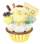 Sanrio 6-Type Block Desert Shop Cup Cake Toy-Kitty Cinnamoroll Kuromi My Melody