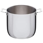 Alessi Pots&Pans Stockpot, Stainless Steel, 24 cm (AJM100/24)