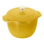 Staub La Cocotte 16 cm round Cast iron Rice citron