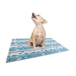 Croci Fresh Sea Dream Tapis de Refroidissement pour Chien, Coussin de Refroidissement en Gel, Couverture Auto-refroidissante, Format 65 x 50 cm