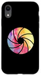 Coque pour iPhone XR Objectif Tie Dye pour photographe