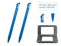 2 x Navy Blue Plastic Pens Pen Stylus for Nintendo - ̗̀new ̖́ 3DS XL/LL 2015+