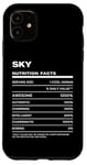 iPhone 11 Sky Nutrition Facts Name Funny Case