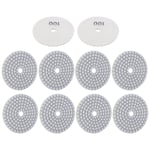 Polishing Pads 10Pcs 3in Compact Size Loop Sanding Discs Strong