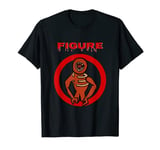 2022 Black Monster Horror Game Doors Figure T-Shirt