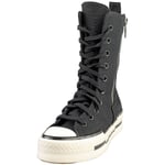 Converse Chuck 70 Plus X-hi Unisex Casual Trainers in Black White - 5 UK