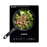 Emperial Single Induction Hob Portable Digital Cooktop Electric Hot Plate with Touch Control 2000W