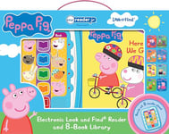 Peppa Pig - Electronic Me Reader Jr and 8 Look and Find Sound Book Library - PI Kids