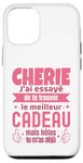 Coque pour iPhone 12/12 Pro Cadeau Original Chérie Saint Valentin Amour Couple Humour