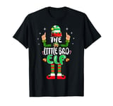 Little Brother Elf Matching Family Christmas Party Pyjamas T-Shirt