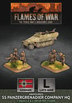 Flames of War Late War Germany Waffen-SS Armoured SS Panz gren Company HQ