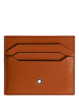 Montblanc Meisterstück Leather 6 Slot Card Holder, Rust