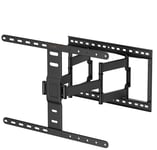 my wall Pivoting TV Wall Mount - H24L Wall Mount for TVs 43-90 Inches, Up to 60 kg, Tiltable, Rotatable & Extendable TV Mount, Cable Management & Spirit Level, VESA up to 600 x 400