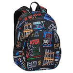 Coolpack F059673, Sac à dos scolaire RIDER BIG CITY, Multicolor