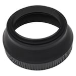 vhbw Pare-soleil compatible avec Panasonic Lumix G 20mm f/1.7 II ASPH - Cache grand-angle, noir-mat, caoutchouc, rond