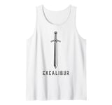 Excalibur The Legendary Sword in the Stone of King Arthur Tank Top