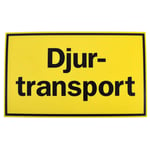 Skylt Willab Djurtransport