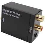 M-e - Convertisseur Audio numérique à analogique l / r, Fiber optique, Signal Coaxial à analogique, dac Spdif stéréo Jack 3.5 mm, 2RCA amplificateur