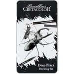 Cretacolor Deep Black Skiss-set