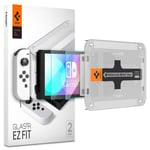 Spigen Ez Fit Härdat Glas Skärmskydd 2-Pack Nintendo Switch OLED