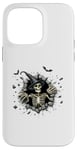 Coque pour iPhone 14 Pro Max Costume de squelette pour Halloween