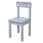 roba Chaise pour Enfants Paw Patrol - Complément Idéal au Groupe de Sièges - Meuble pour Enfants à Partir de 18 Mois - Motif des Héros de la Série Populaire - Bois Gris/Bleu