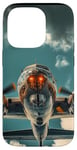 Coque pour iPhone 14 Pro Design aéronautique vintage du bombardier B-17 Flying Fortress de la Seconde Guerre mondiale