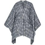 Echarpe Liu Jo  Poncho pied-de-poule avec ceinture