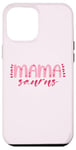 Coque pour iPhone 15 Plus Pink Mama Saurus Rex Trex Assorti Famille Dinosaure Anniversaire