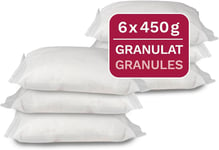 Recharge déshumidificateur universel, 6 x 450 g de granulés en sachet non tissé, convient aux déshumidificateurs d'air ambiant courants