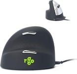 R-Go He Souris Ergonomique Filaire, Pour Gaucher, Avec Le Logiciel Anti-Rsi, Prévention Tendinite, Souris Verticale, Clic Silencieux, Pour Windows/Macos/Linux, 2400 Dpi Réglable Et[MOU141265]