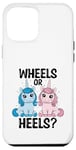 Coque pour iPhone 12 Pro Max Wheels Or Heels Licorne Sexe Révélez Future Parent Papa Maman