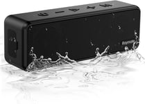 Enceinte Bluetooth Portable, 20W Enceinte Puissante Son Surround à 360 degrés, Bluetooth 5.0, TWS, Etanche IPX7, Autonomie 15H, Idéale pour Fêtes Extérieur Voyage(Noir).[G479]