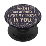 Jehovah's Witness 2024 Year Text Psalm 56:3 JW ORG JW PopSockets Adhesive PopGrip