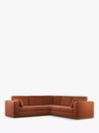 John Lewis + Swoon Rubik Grand 5 Seater Corner Sofa, Dark Leg