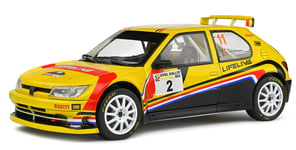 SOLIDO - Voiture du rallye festival 2022 N°2 – PEUGEOT 306 maxi jaune - 1/18 ...