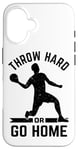 iPhone 16 Funny Dodgeball game Design for a Dodgeball Player Case